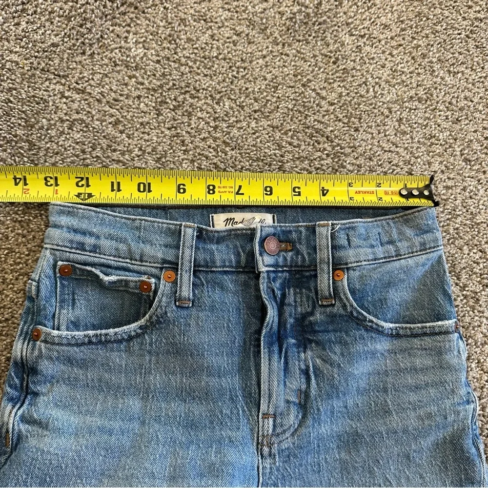 Madewell the perfect vintage jean size 24P tapered leg high waist blue - Picture 9 of 11